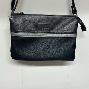 Rosetti Black and Gray Messenger Bag Sleek Design